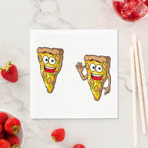 Funny Pizza Slices Napkins