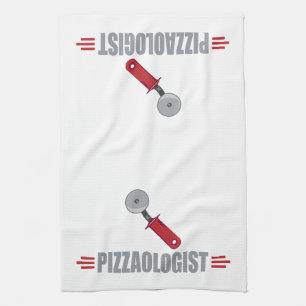 Funny Pizza Tea Towel