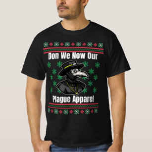 Funny Plague Ugly Christmas Sweater Style