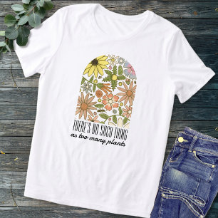 Funny Plant Lover Saying Pressed Flowers Tri-Blend Shirt