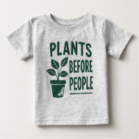 Funny Plants Before People Vintage Ink Stamp Art