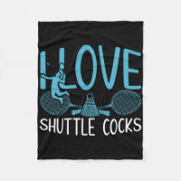 Funny Player Love Badminton Joke I Love Shuttle S