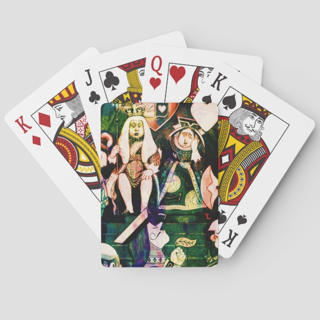 Funny Playing Card King Queen (Back)