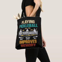 Funny Playing Pickleball Improves Memory Gift Idea
