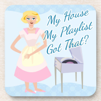 Funny Playlist Saying Coaster