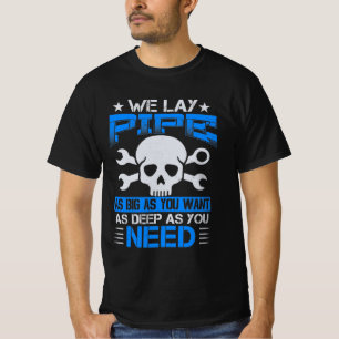 Funny Plumber Craftsman Pipe Fitter Plumbing Gift T-Shirt