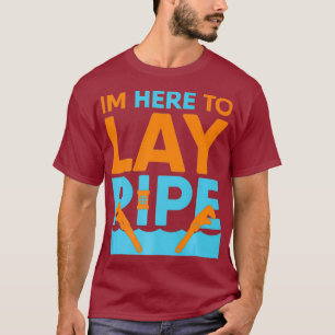 Funny Plumber Im Here To Lay Pipe Premium T-Shirt