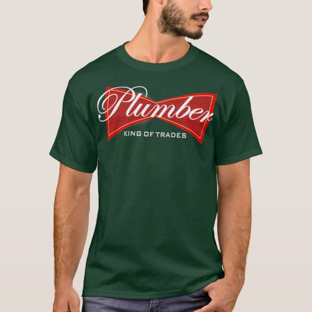 Funny Plumber  King of Trades Tee  Gift (Front)