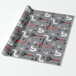 Funny Plumber Plumbing Tools Birthday Wrapping Paper<br><div class="desc">Plumbers will love to receive gifts wrapped in this fun work related gift wrap. It's patterned with plumbing tools such as pipe wrenches,  pipes,  faucets and toilet plungers</div>