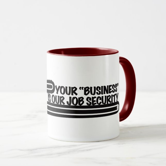 Funny Plumbing Company, Construction Mug (Front Right)