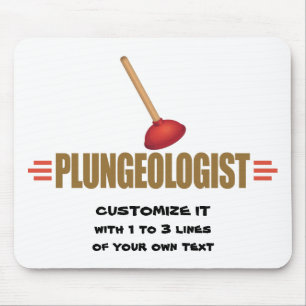 Funny Plumbing Mouse Mat