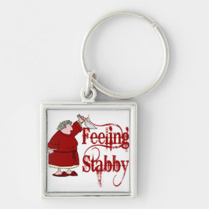 Funny PMS Stabby Key Ring