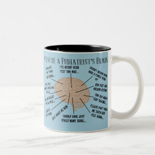Funny Podiatrist Thoughts Mugs