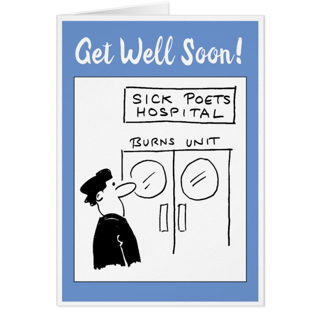 Funny Poet Hospital Cartoon (Front)