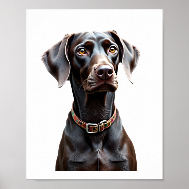 Funny Pointer Shirt Pointer Mom Dad Dog Lover Poin Poster (Front)