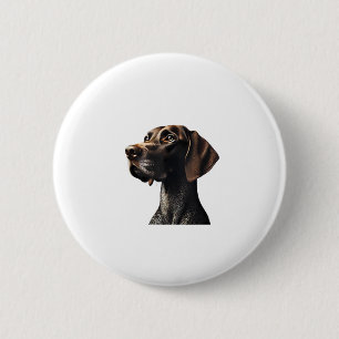 Funny Pointer Shirt Pointer Mum Dad Dog Lover Poin 6 Cm Round Badge
