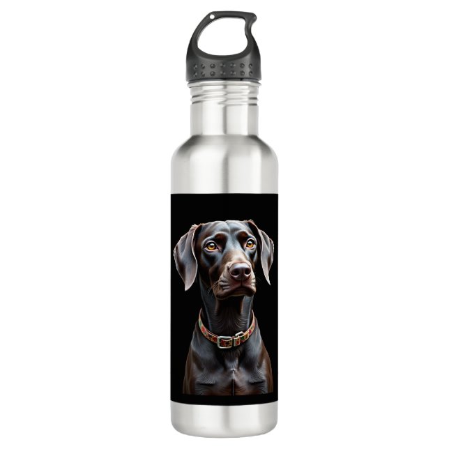 Funny Pointer Shirt Pointer Mum Dad Dog Lover Poin 710 Ml Water Bottle (Front)