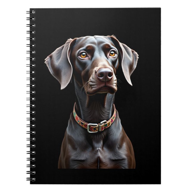 Funny Pointer Shirt Pointer Mum Dad Dog Lover Poin Notebook (Front)