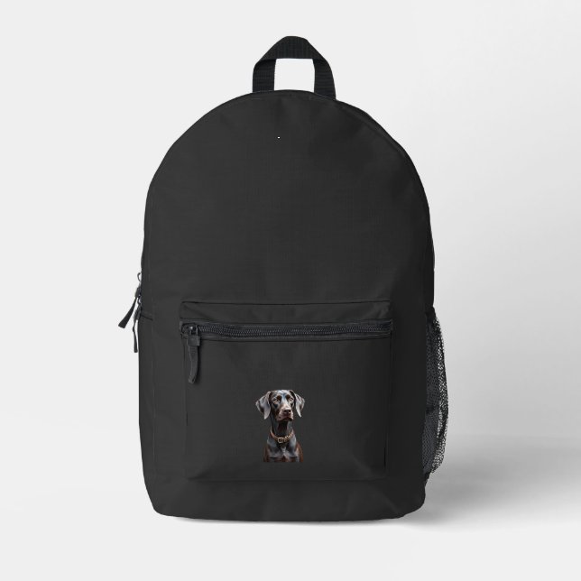 Funny Pointer Shirt Pointer Mum Dad Dog Lover Poin Printed Backpack (Front)