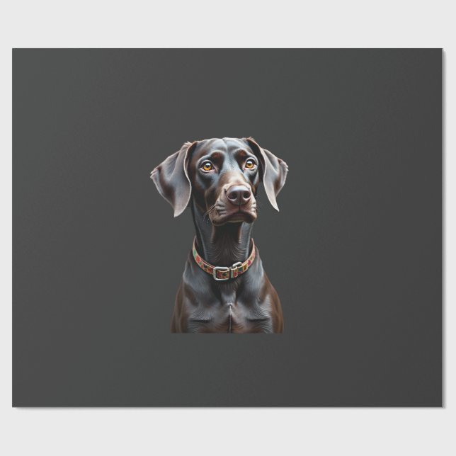 Funny Pointer Shirt Pointer Mum Dad Dog Lover Poin Wrapping Paper (Flat)