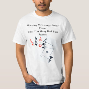 Funny Poker Bad Beat Story, Mens Tshirt