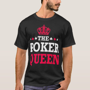 Funny Poker Gift The Poker Queen Premium T-Shirt