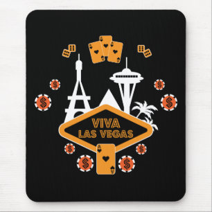 Funny Poker Gifts Lucky Cards Poker Party Mouse Mat