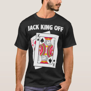 Funny Poker Jack King Off Premium  T-Shirt