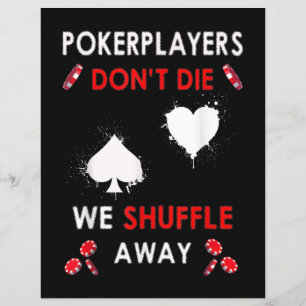 Funny Poker Players Don´t Die We Shuffle Away