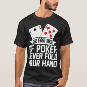 Funny Poker  Teas Holdem Lucky Poker _6  T-Shirt
