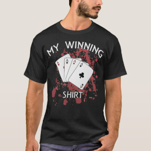 Funny Poker Winning  Casino shirt Gamer tee 