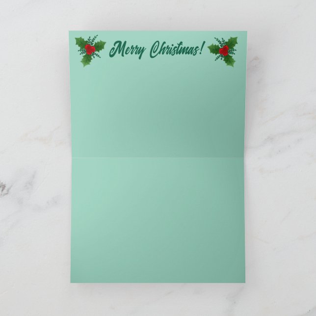 Funny Polar Bear Christmas Card (Inside)