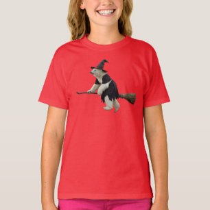 Funny Polar Bear Witch Kids' T-Shirt