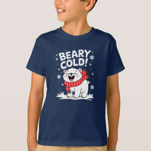 Funny Polar Beary Cold Christmas T-Shirt