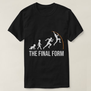 Funny Pole Vaulter Evolution Final Form T-Shirt