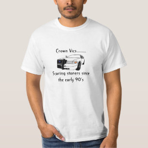 Funny police car shirt