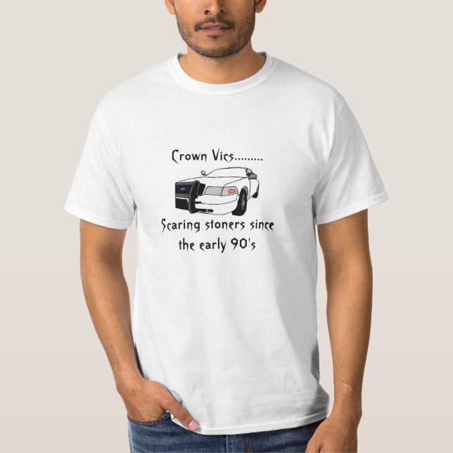 Funny police car shirt (Front)