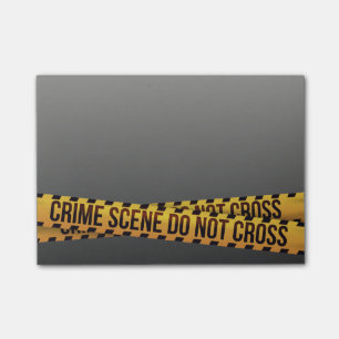 Funny Police Crime Scene Barricade Post-it Notes