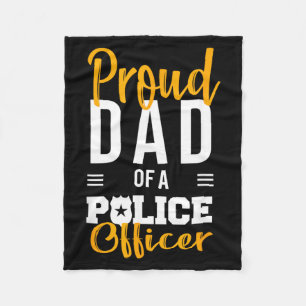 Funny Police Fleece Blanket