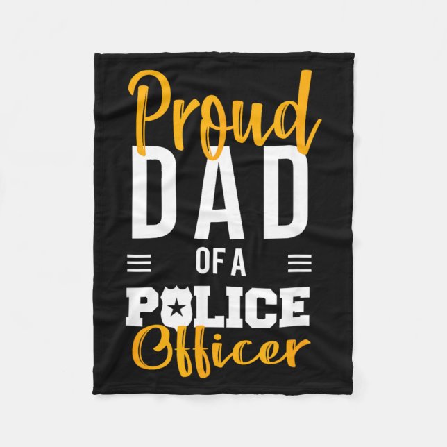 Funny Police Fleece Blanket (Front)
