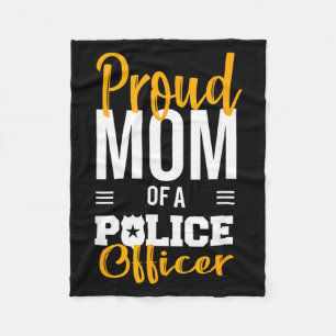 Funny Police Fleece Blanket