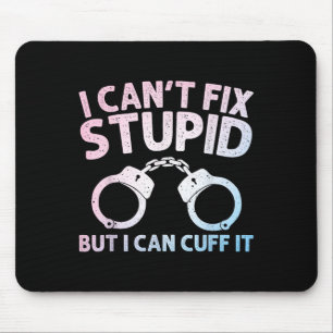 Funny Police Officer Art For Men Women Policeman C Mouse Mat