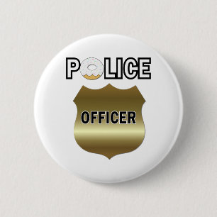 Funny Police Officer Gifts 6 Cm Round Badge