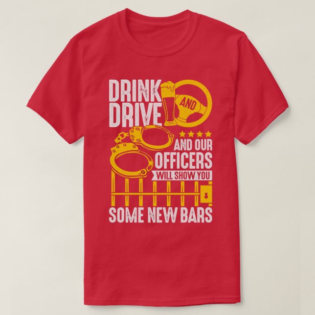 Funny Police Officer Inspector Job Sheriff Gift  T-Shirt (Design Front)