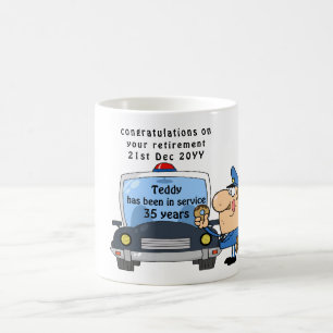 Funny Police Officers Retirement Mug Personalised