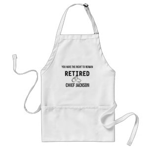 Funny Police Retirement Apron