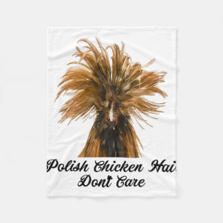 Funny Polish Chicken Shirt - Polish Chicken Fleece Blanket