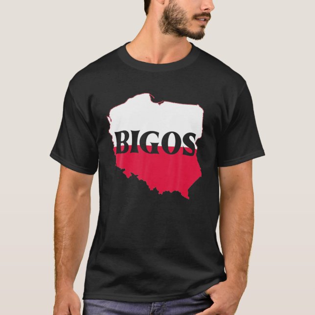 Funny Polish Flag - Poland Meal Bigos National Dis T-Shirt (Front)