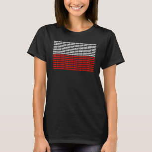 Funny Polish polska poland flag kurwa T-Shirt