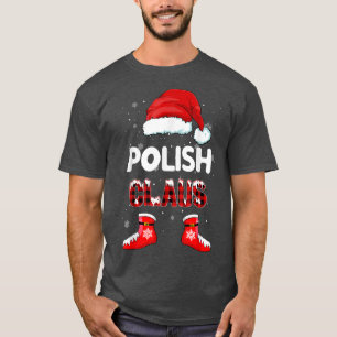 Funny Polish Santa Claus Christmas Matching Family T-Shirt